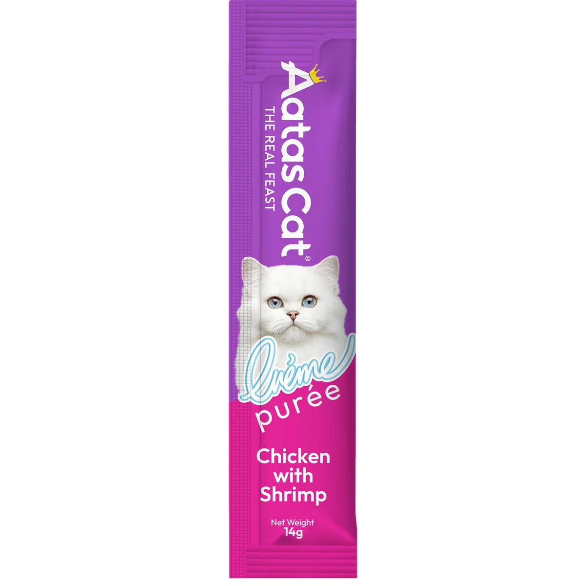 Aatas Creme Puree Chicken & Shrimp Cat Treats - Image 2