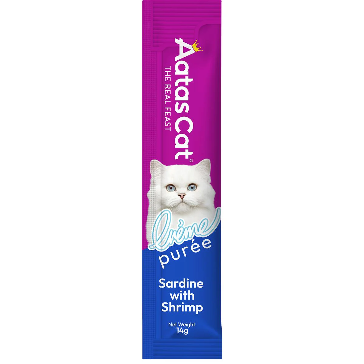 Aatas Creme Puree Sardine & Shrimp Cat Treats - Image 2