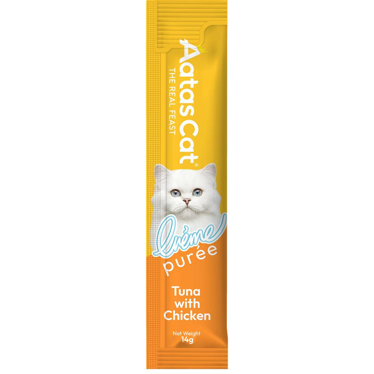 Aatas Creme Puree Tuna & Chicken Cat Treats - Image 2