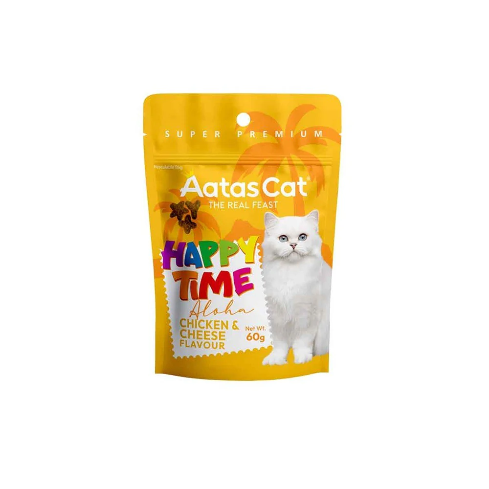 Aatas Happy Time Ahola Chicken & Cheese Cat Treats