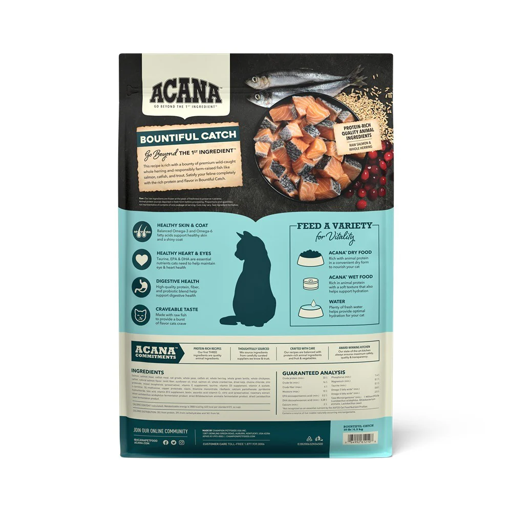 Acana Adult Bountiful Catch Dry Cat Food - Image 3
