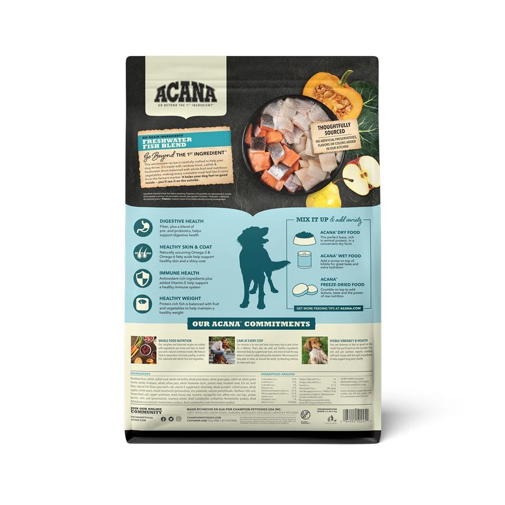 Acana Adult Freshwater Fish Blend Dry Dog Food - Image 4