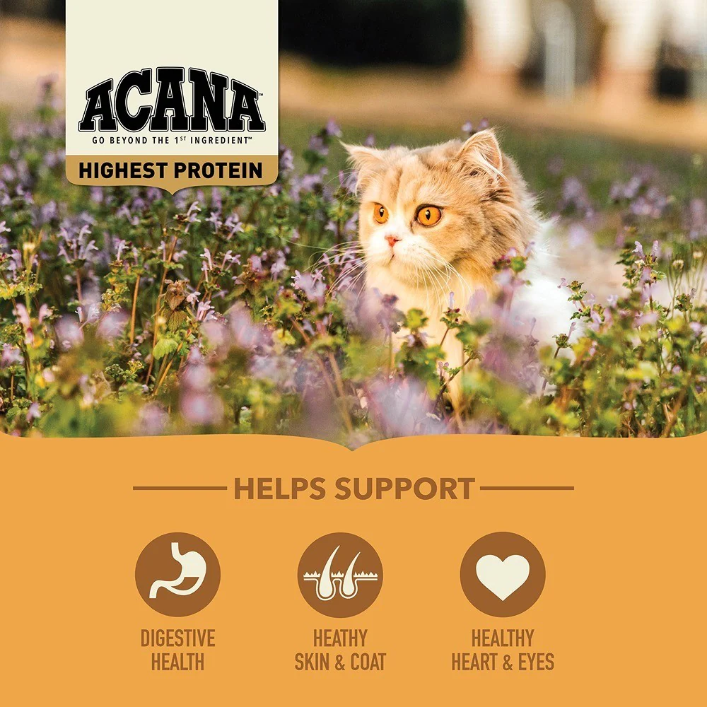 Acana Meadowlands High Protein Dry Cat Food - Image 11