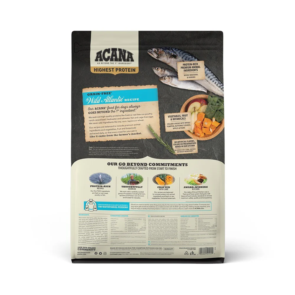Acana Wild Atlantic High Protein Dry Dog Food - Image 4