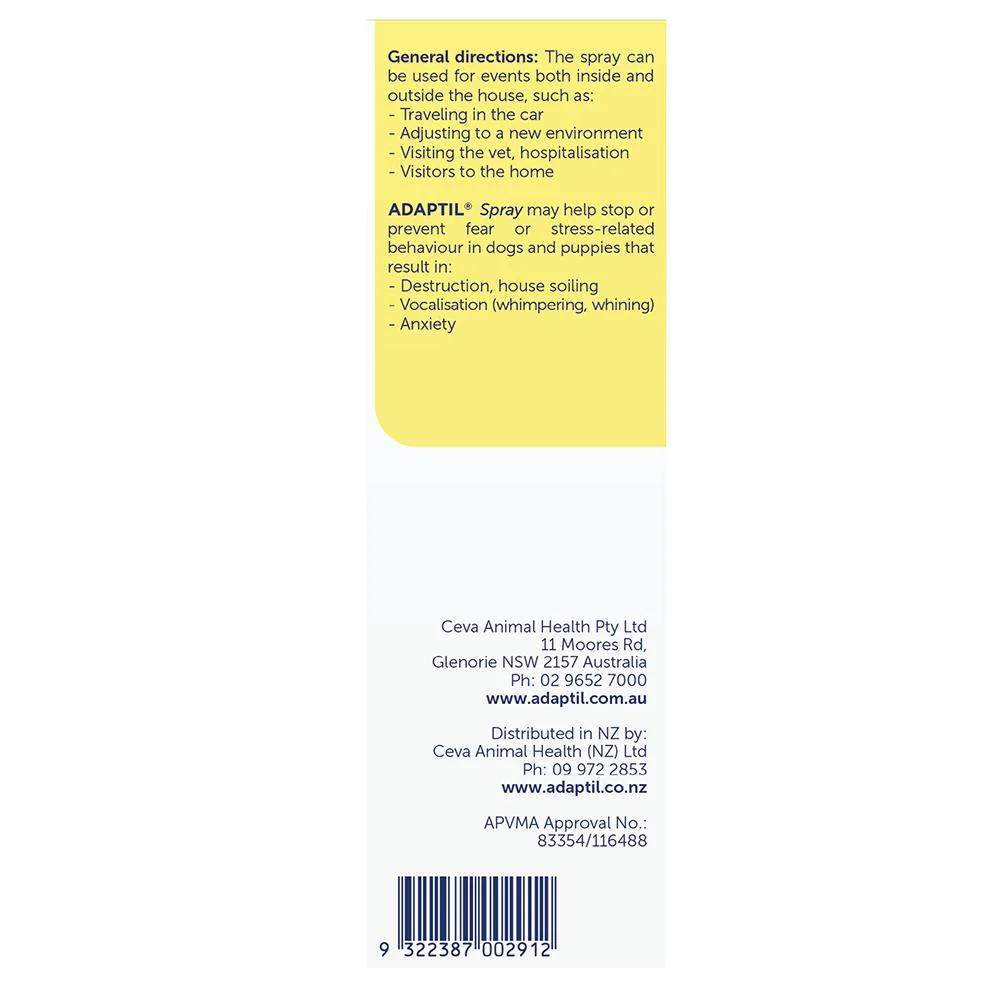 Adaptil Transport Spray 60ML - Image 4