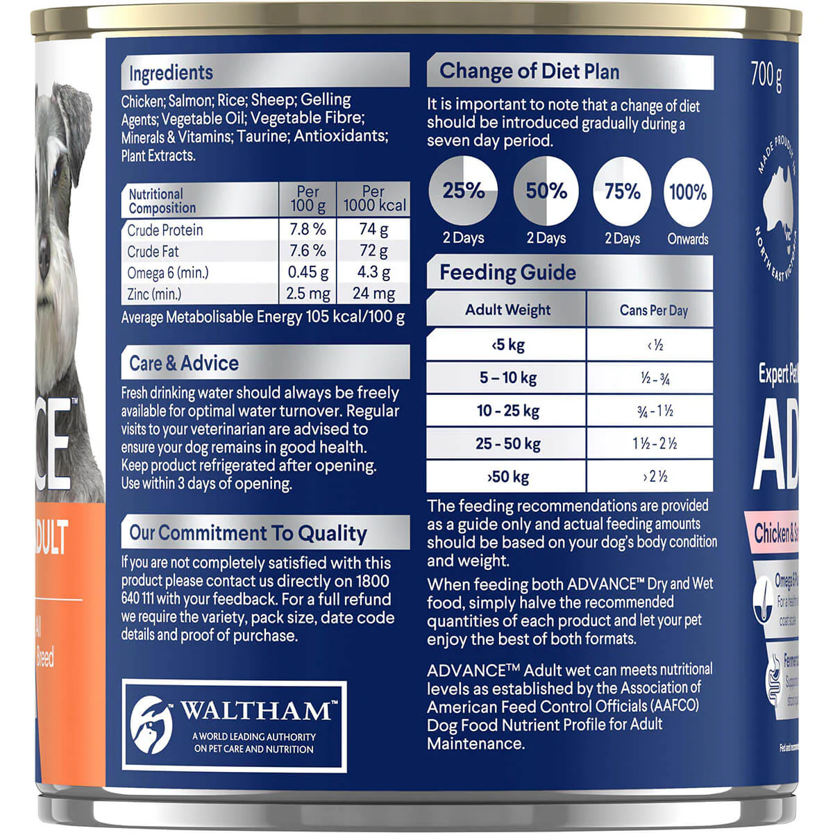 Advance Adult Chicken & Salmon with Rice Wet Dog Food - Image 3