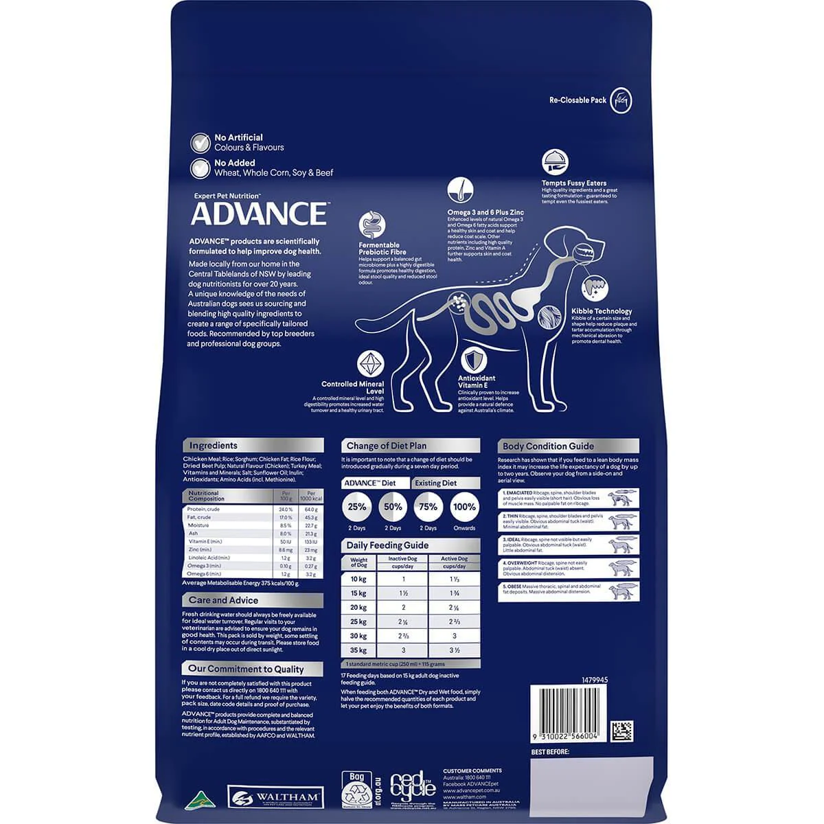 Advance Medium Breed Adult Chicken & Rice Dry Dog Food - Image 10