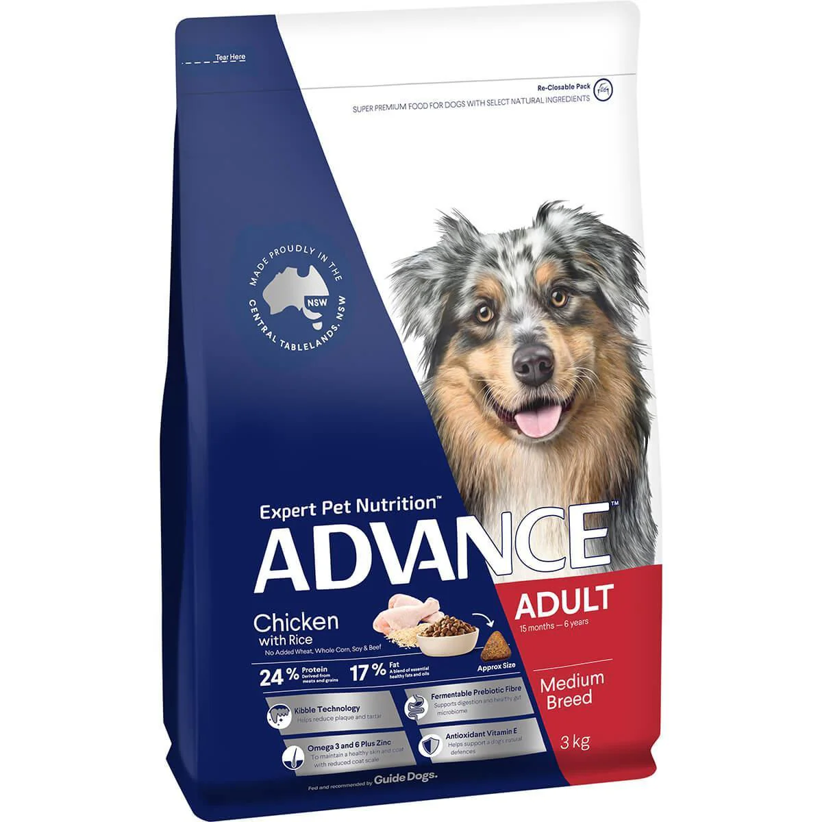 Advance Medium Breed Adult Chicken & Rice Dry Dog Food - Image 8