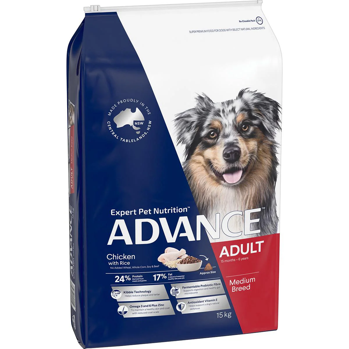 Advance Medium Breed Adult Chicken & Rice Dry Dog Food - Image 9