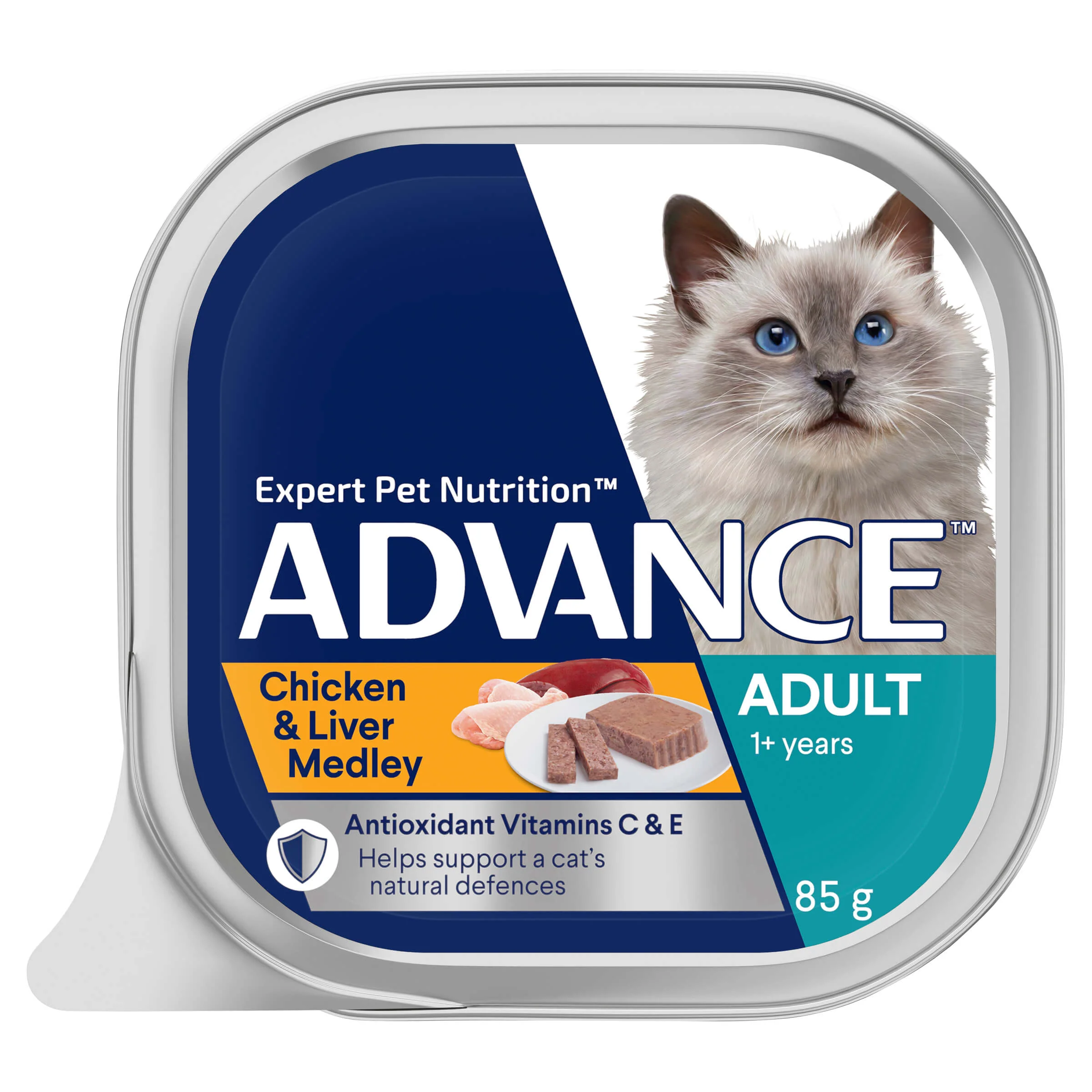 Advance Adult Chicken & Liver Medley Wet Cat Food - Image 10