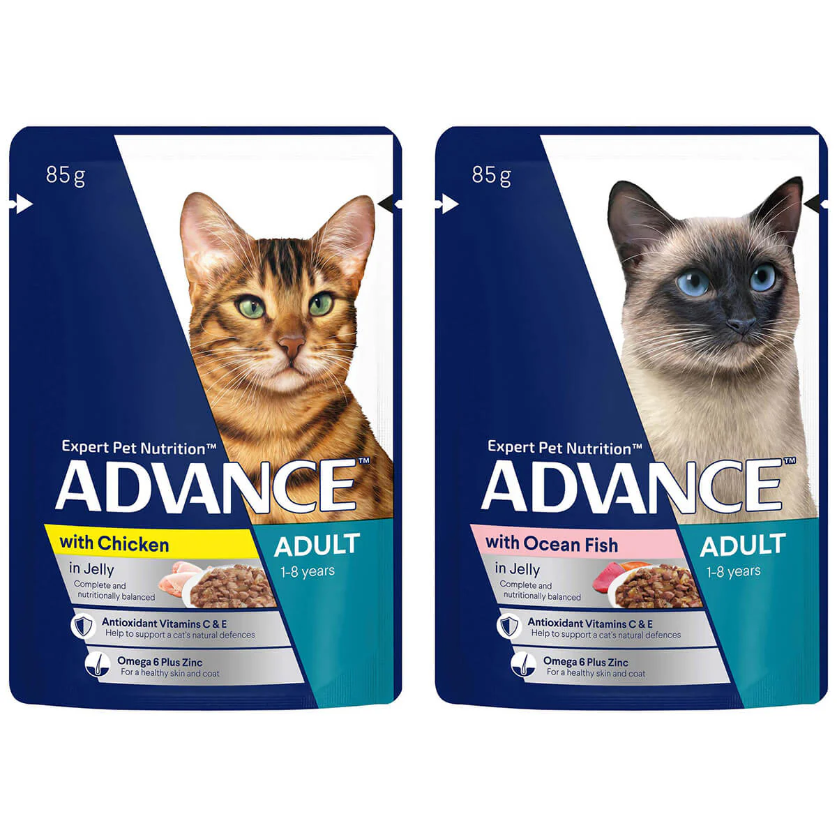 Advance Adult Chicken + Ocean Fish in Jelly Wet Cat Food - Image 7
