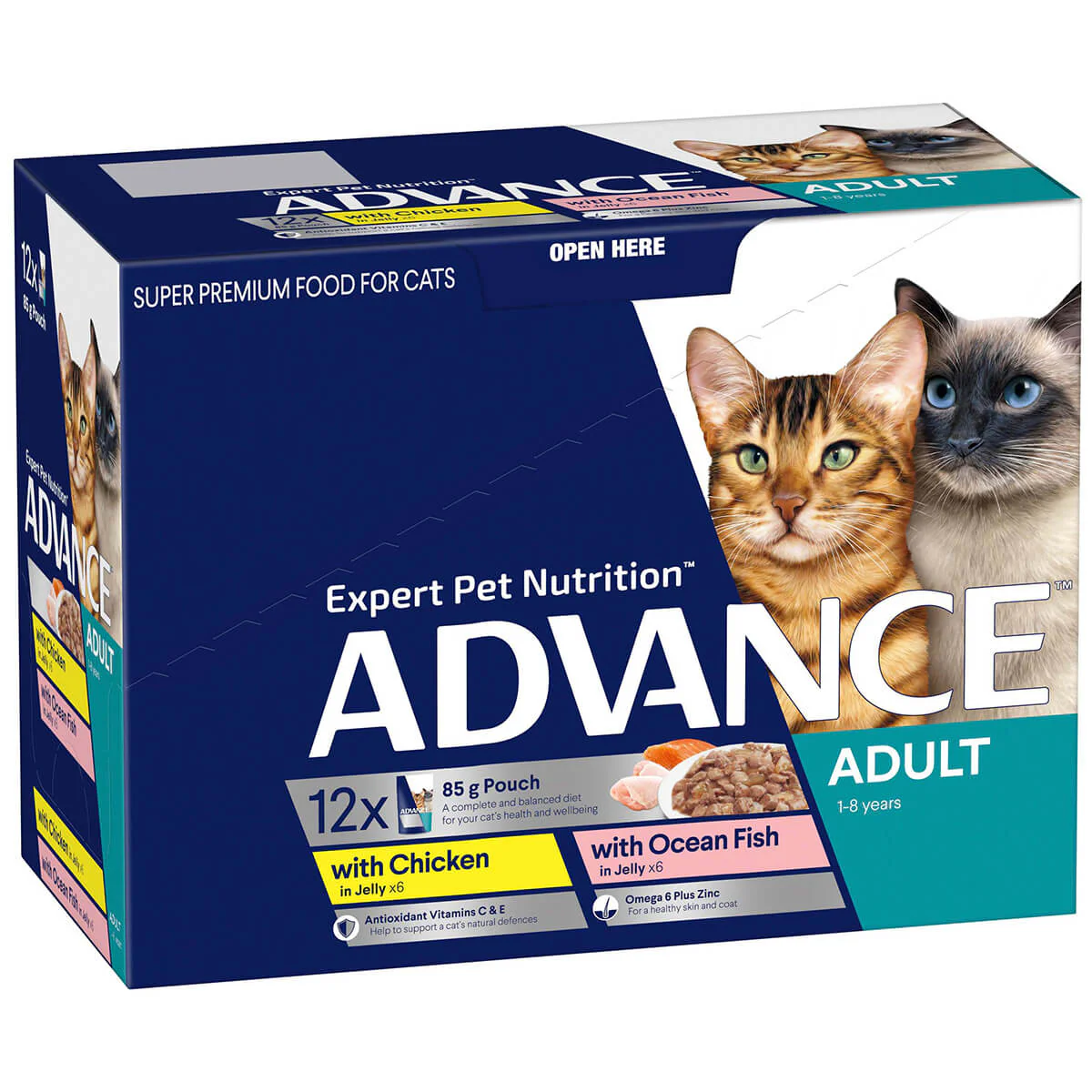 Advance Adult Chicken + Ocean Fish in Jelly Wet Cat Food - Image 8