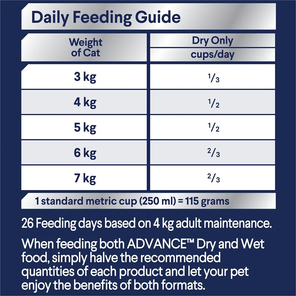 Advance Adult Healthy Weight Chicken & Rice Dry Cat Food - Image 8