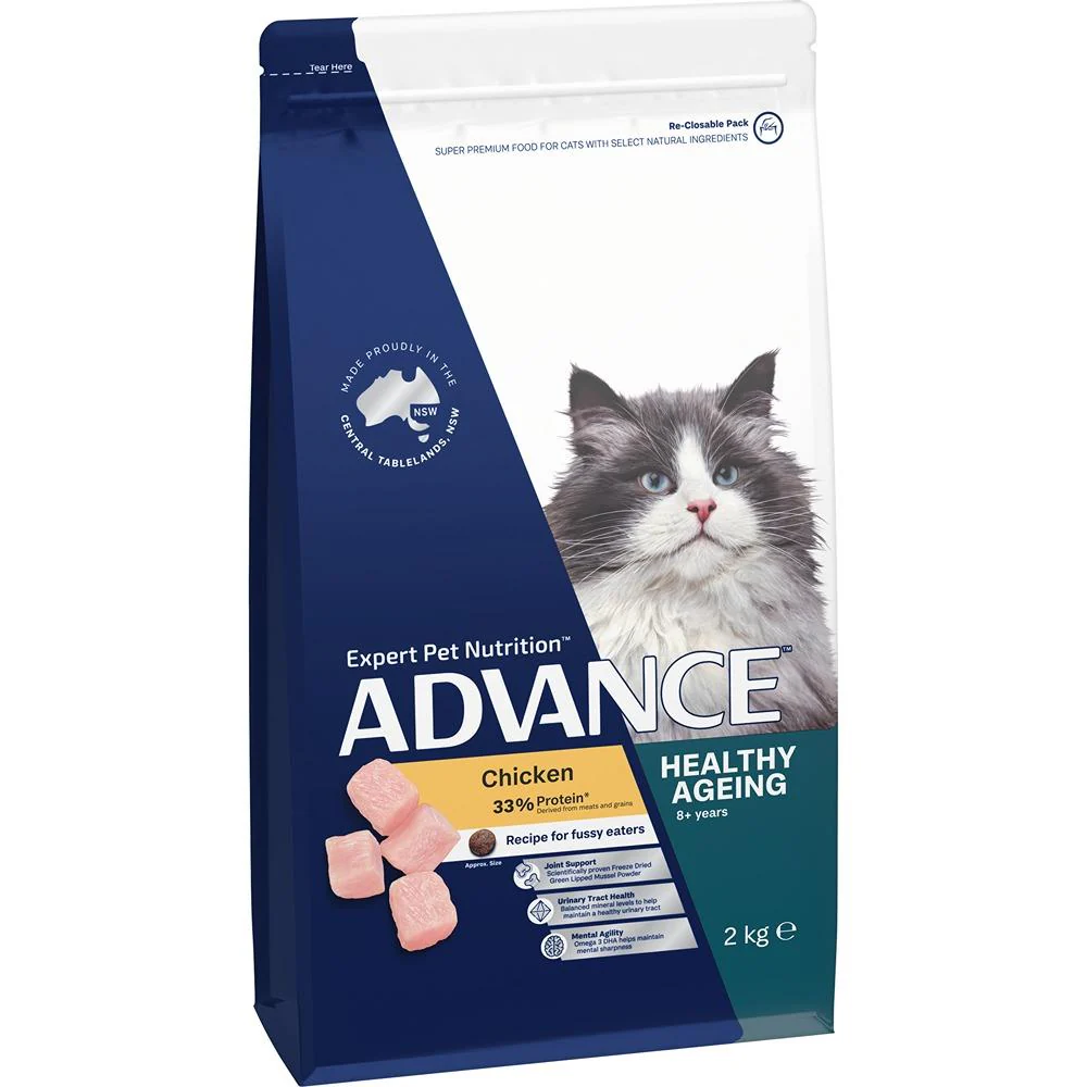 Advance Senior Healthy Ageing Chicken & Rice Dry Cat Food - Image 2