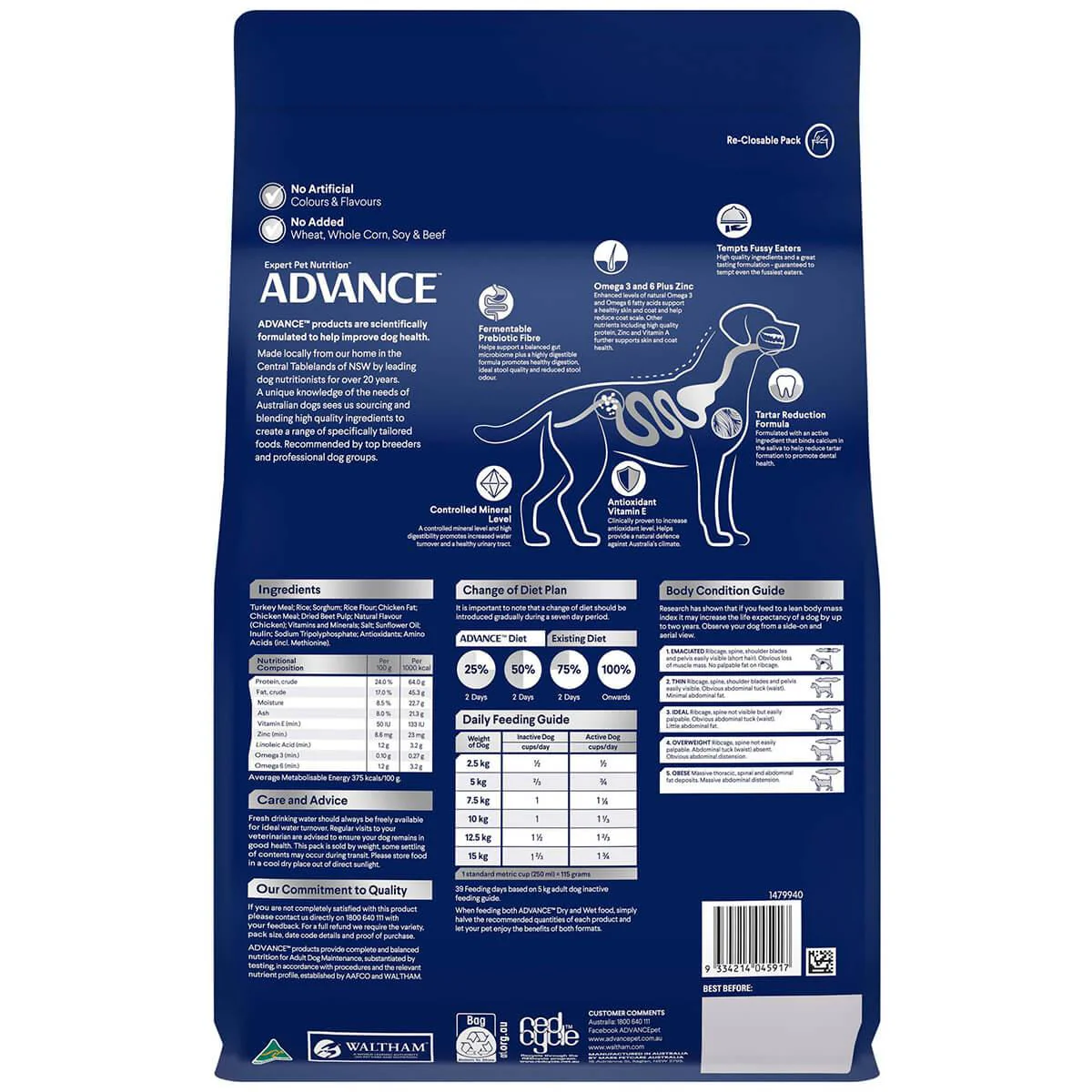 Advance Small Breed Adult Turkey & Rice Dry Dog Food - Image 13