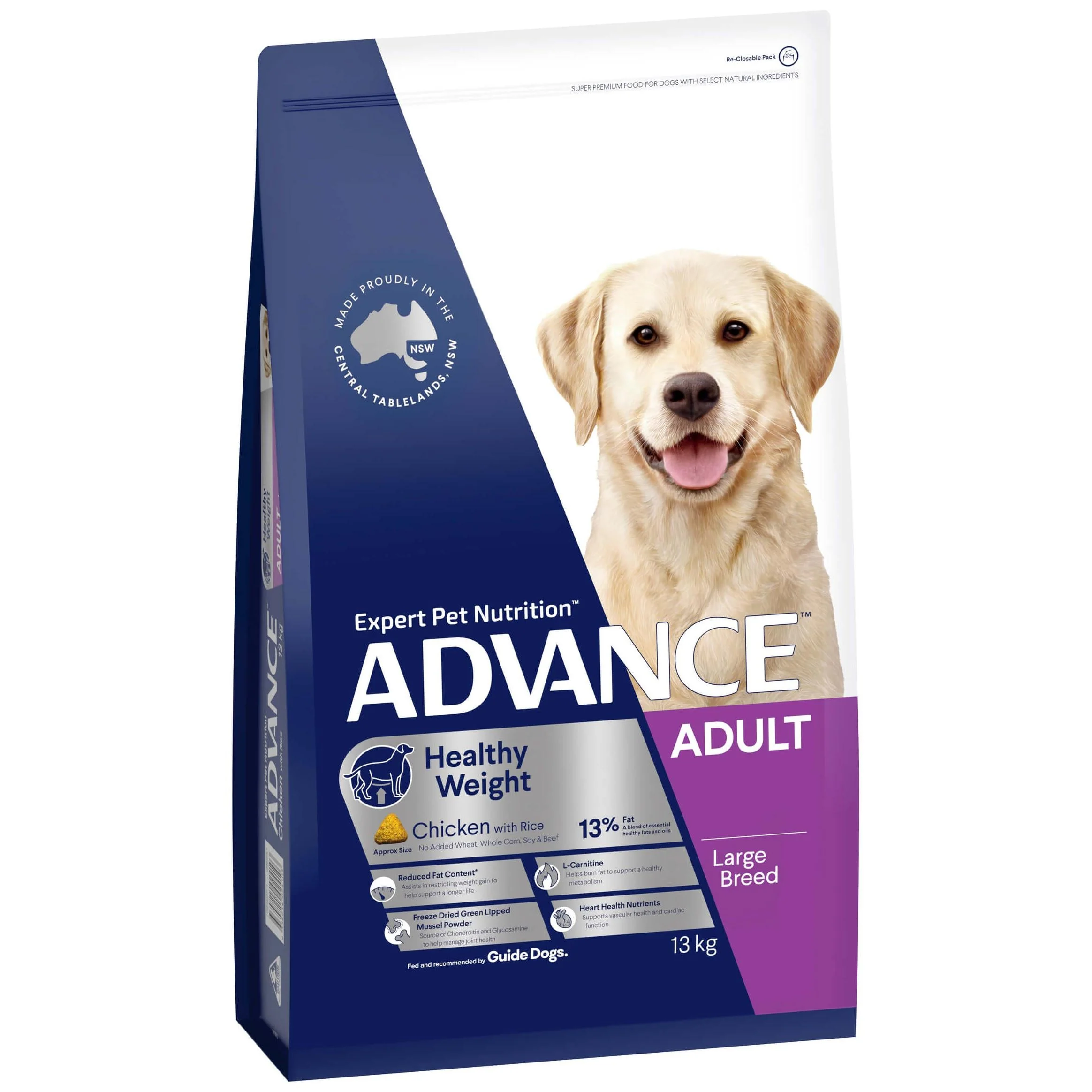 Advance Large Breed Adult Healthy Weight Chicken Dry Dog Food - Image 9
