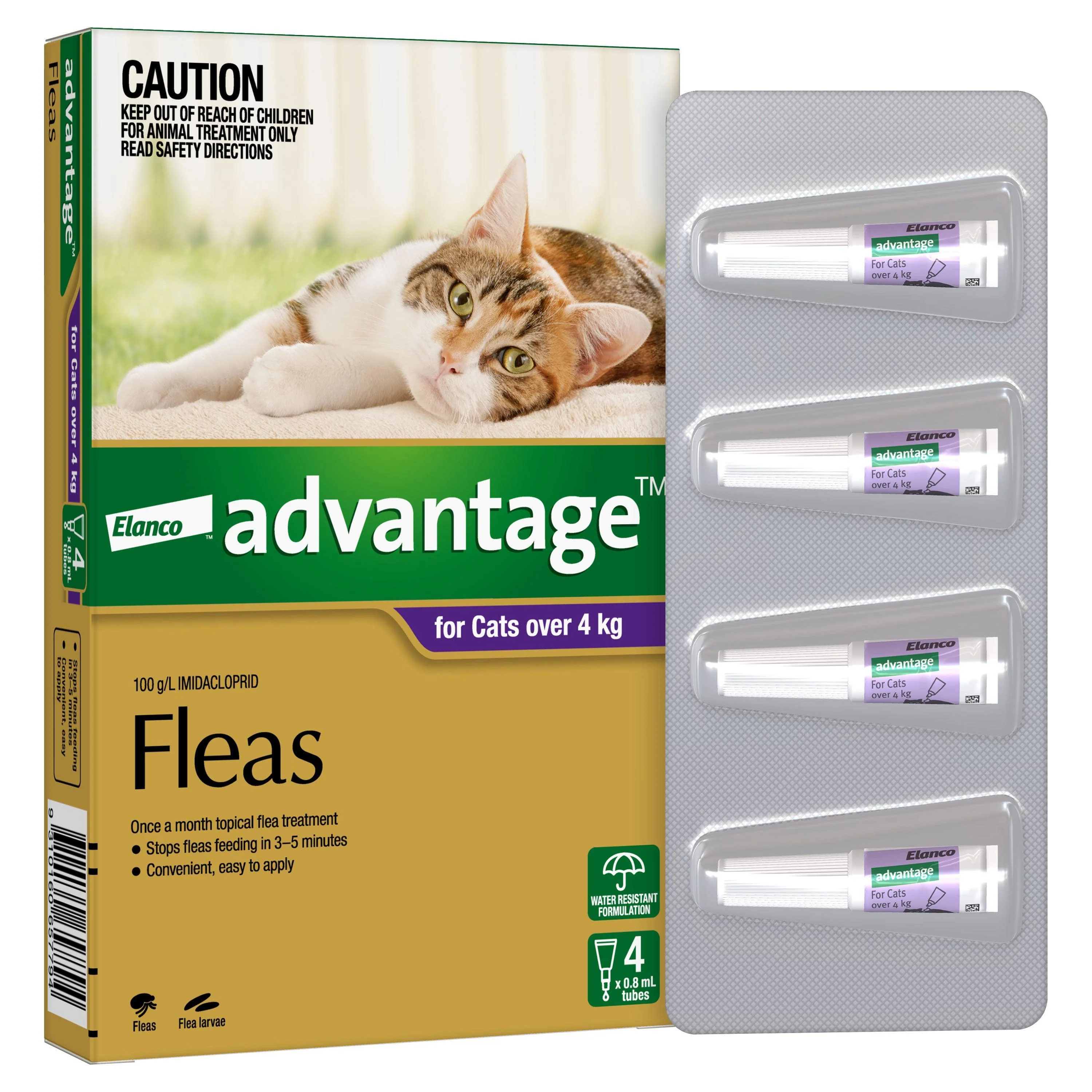 Advantage Spot-On Flea Treatment >4kg Cat - Image 12