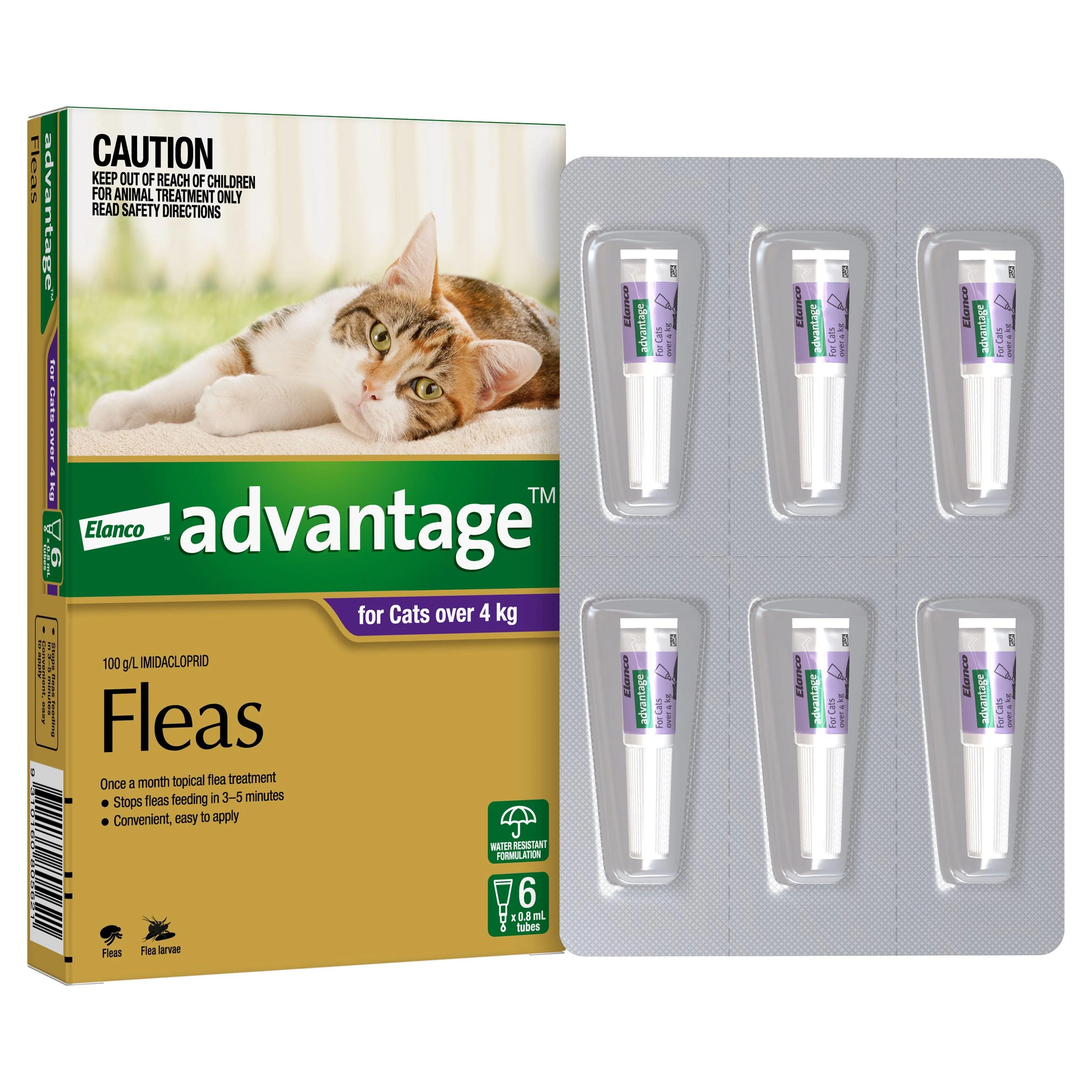 Advantage Spot-On Flea Treatment >4kg Cat - Image 18