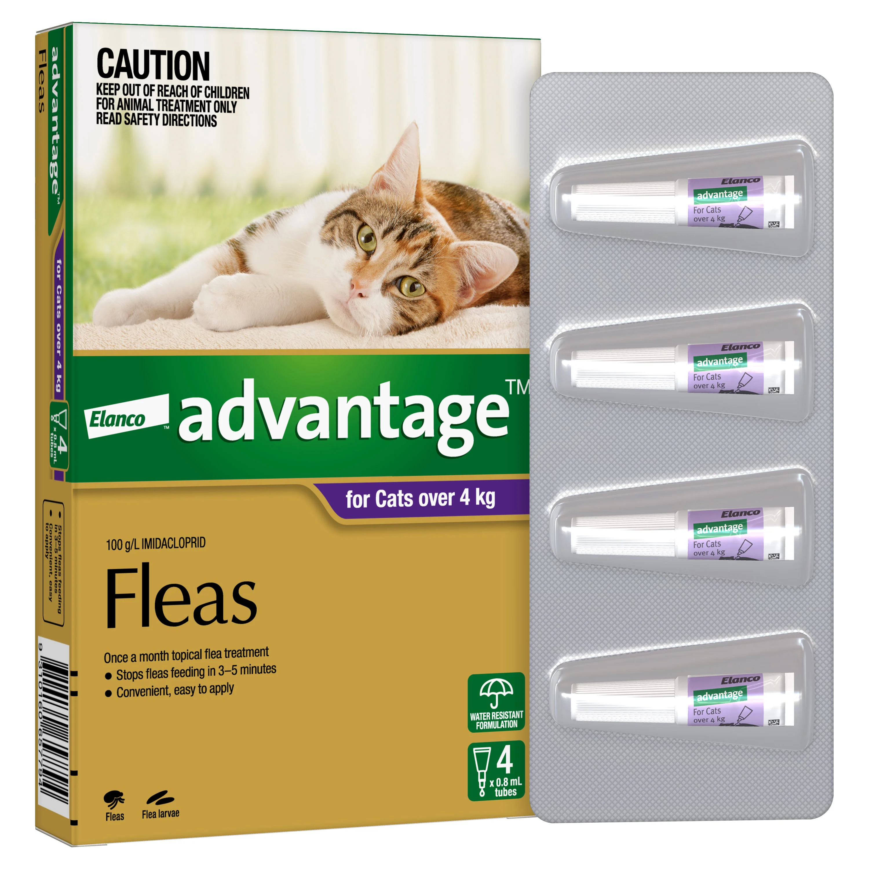 Advantage Spot-On Flea Treatment >4kg Cat - Image 3