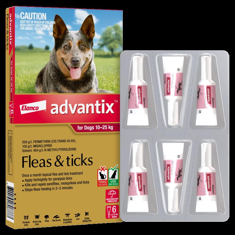 Advantix Flea & Tick Treatment 10-25kg Dog - Image 18