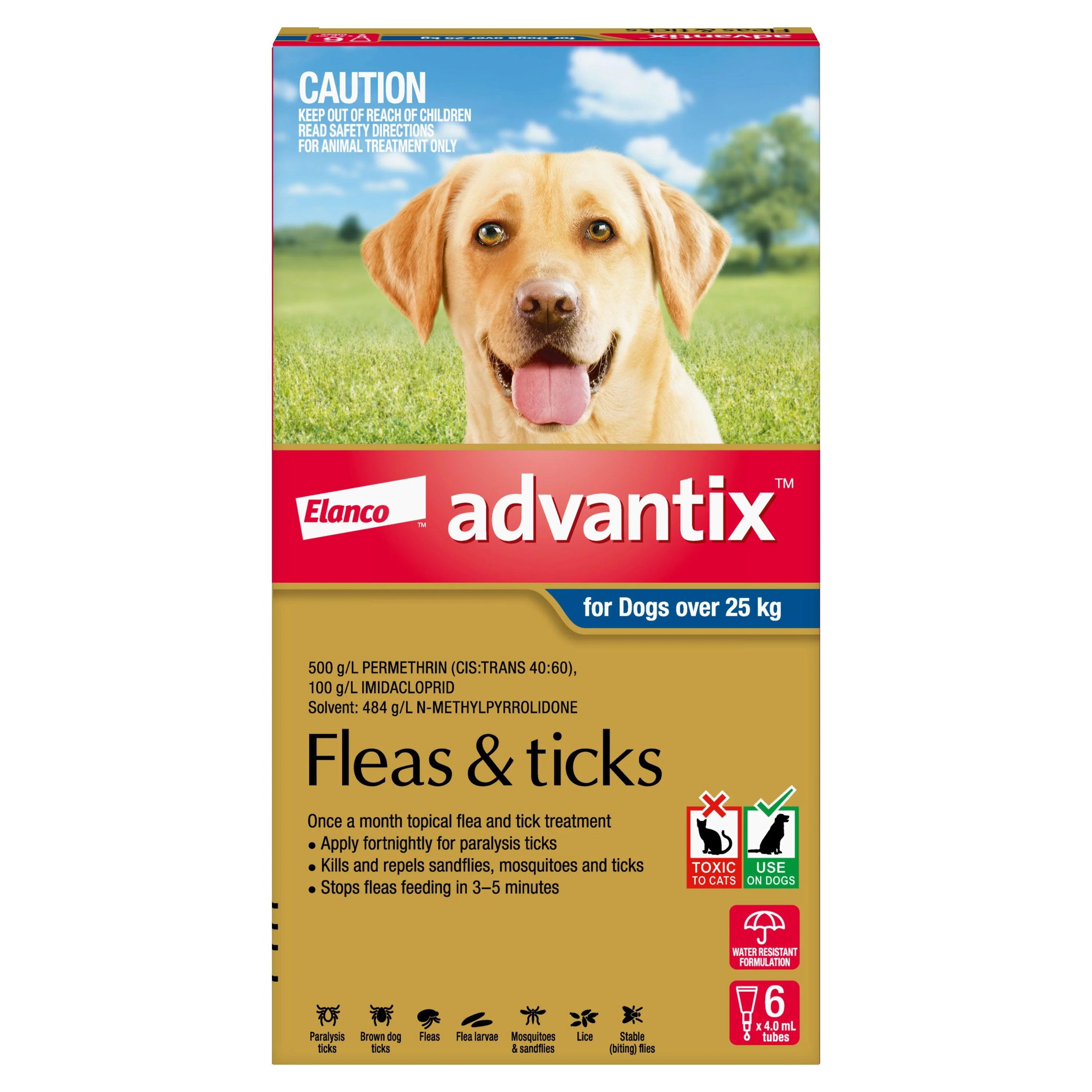 Advantix Extra Large Breed 25kg+ Flea & Tick Spot-On Dog Treatment - Image 13