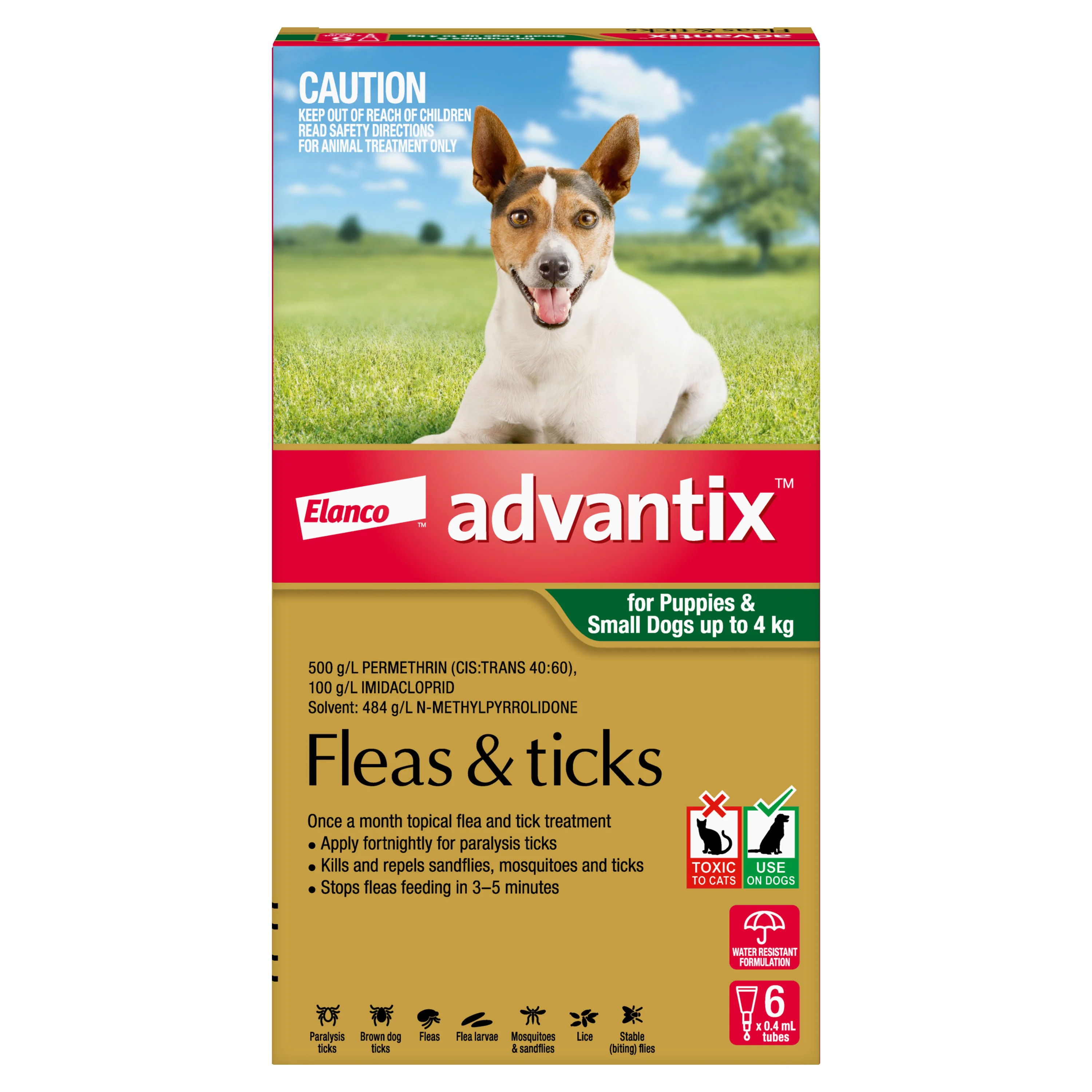 Advantix Small Breed <4kg Flea & Tick Spot-On Dog Treatment - Image 4