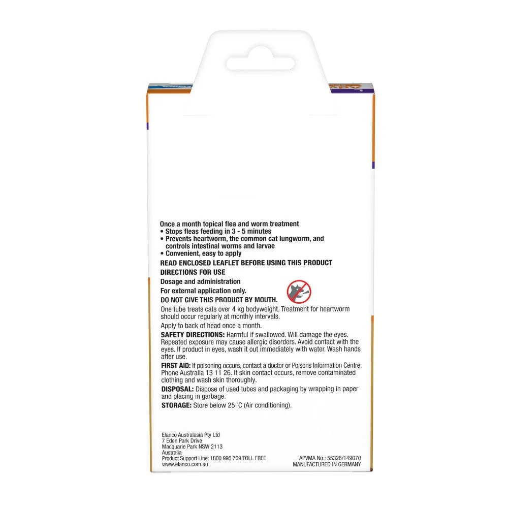 Advocate Spot-On Flea & Worm Treatment >4kg Cat - Image 9