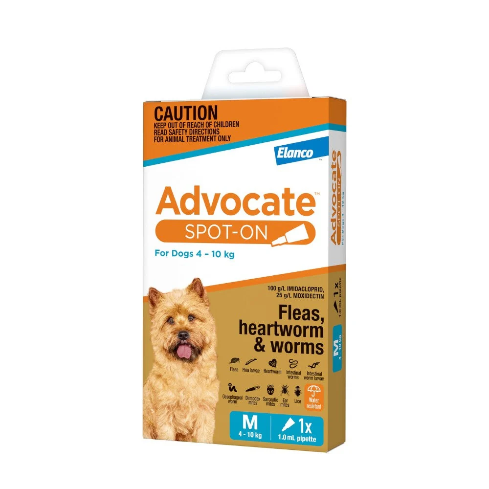 Advocate Medium Breed 4-10kg Flea & Worming Spot-On Dog Treatment - Image 12