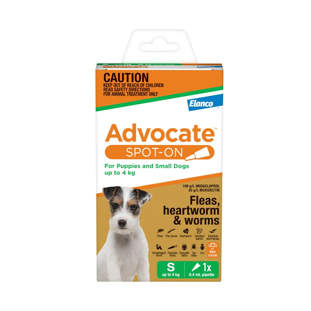 Advocate Green Spot-On Flea & Worming Treatment <4kg Dog - Image 4