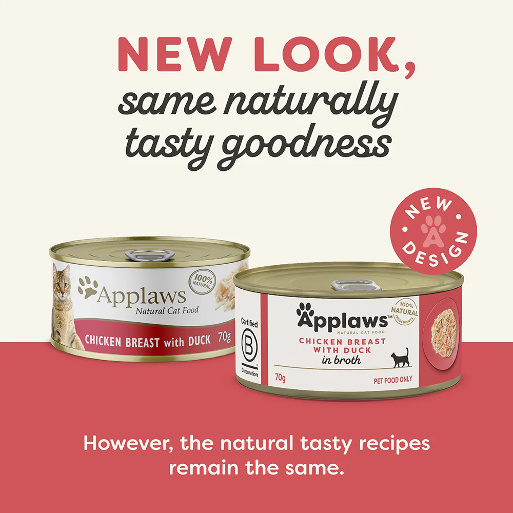 Applaws Natural Chicken Breast with Duck in Broth Wet Cat Food Can - Image 5
