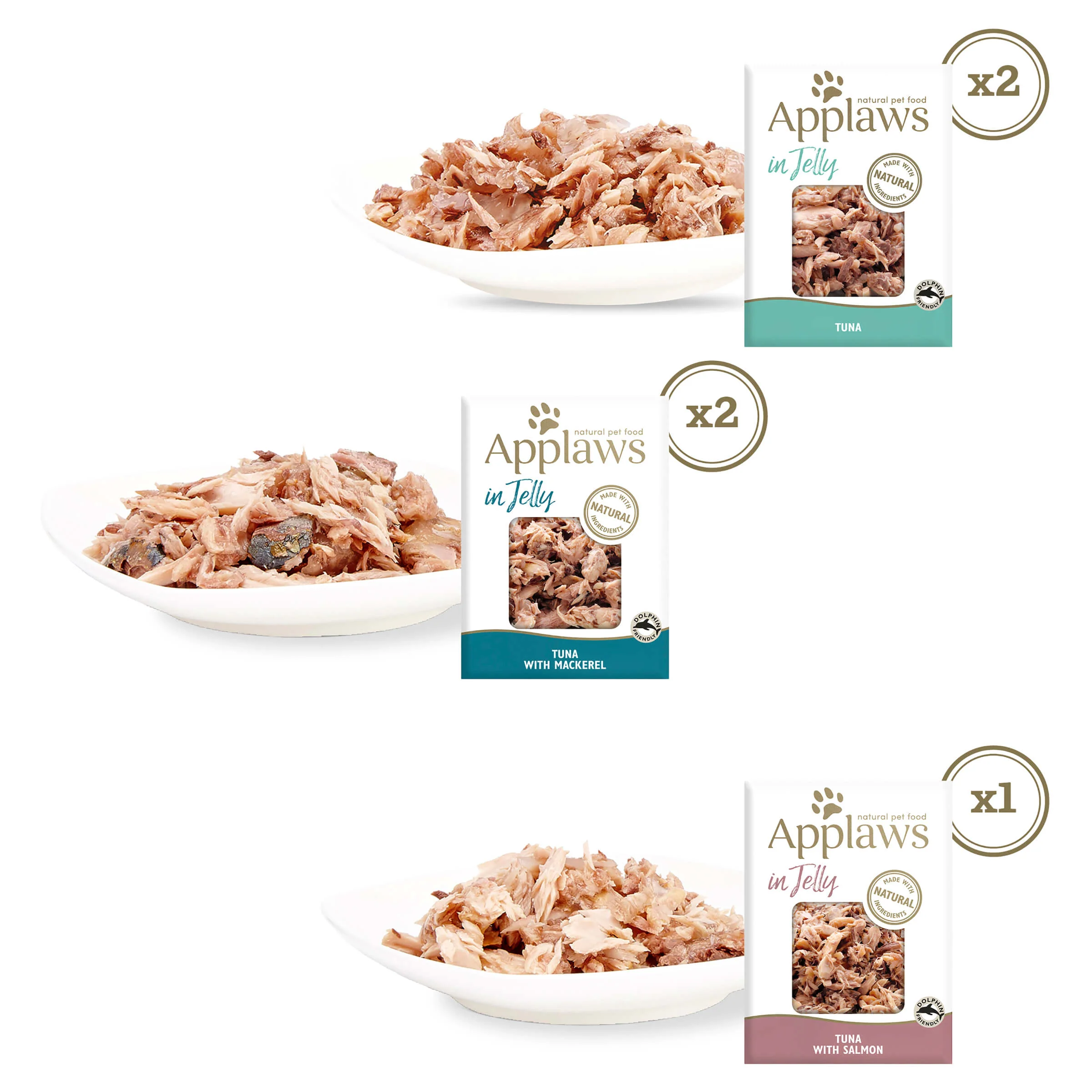 Applaws Natural Tuna in Jelly Wet Cat Food Pouches - Image 5