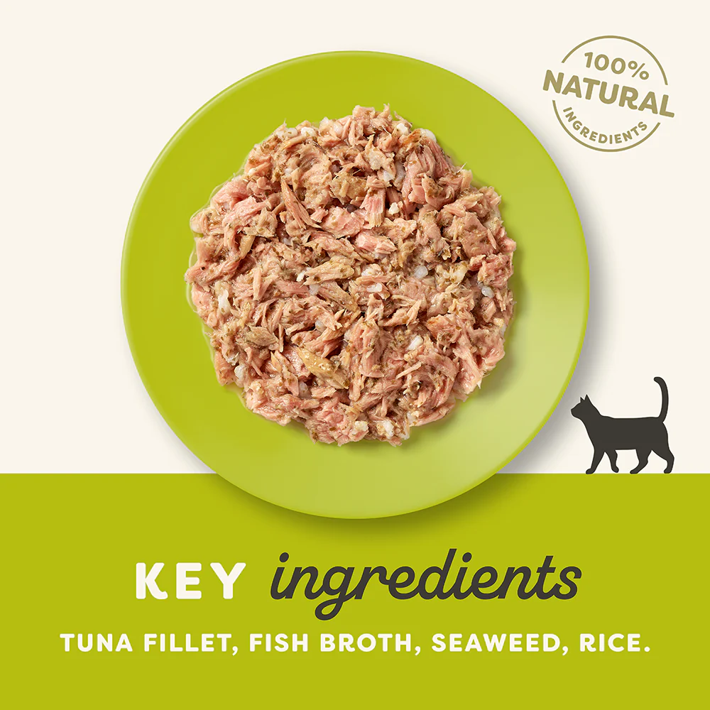 Applaws Natural Tuna Fillet with Seaweed in Broth Wet Cat Food Can - Image 4