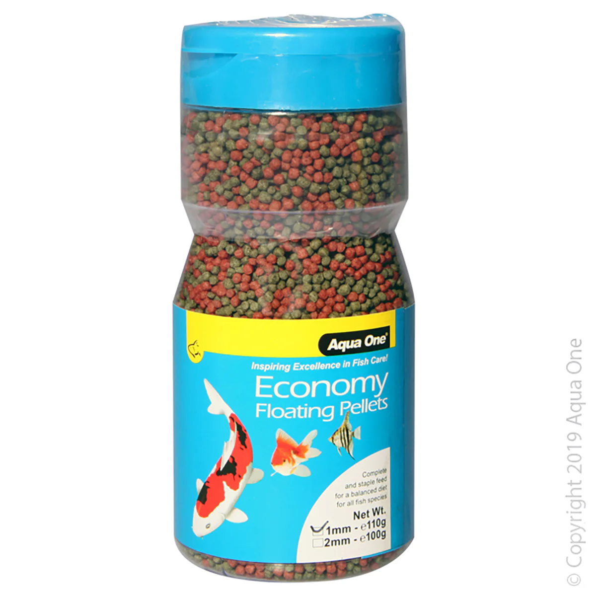 Aqua One - Economy - 1mm Pellets - Goldfish Food