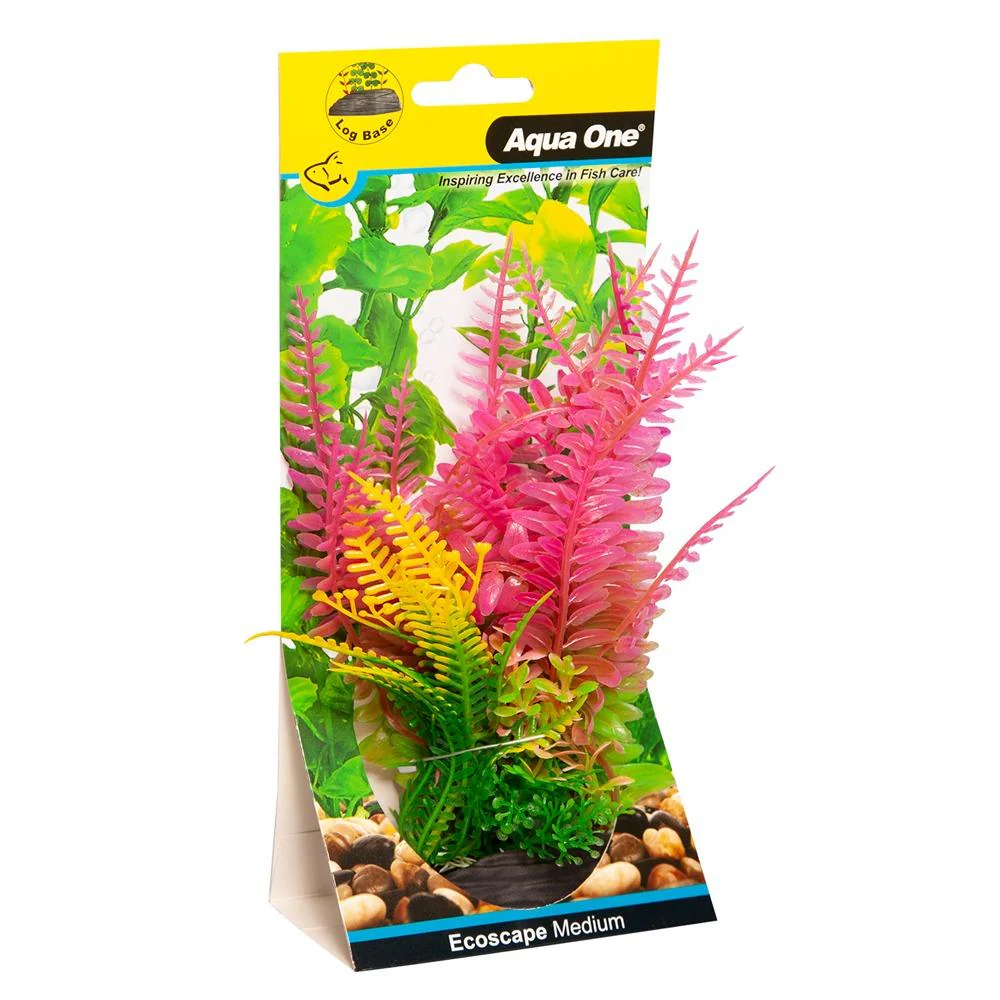 Aqua One Ecoscape Medium Liquorice Fern/Fern Pink - Image 2