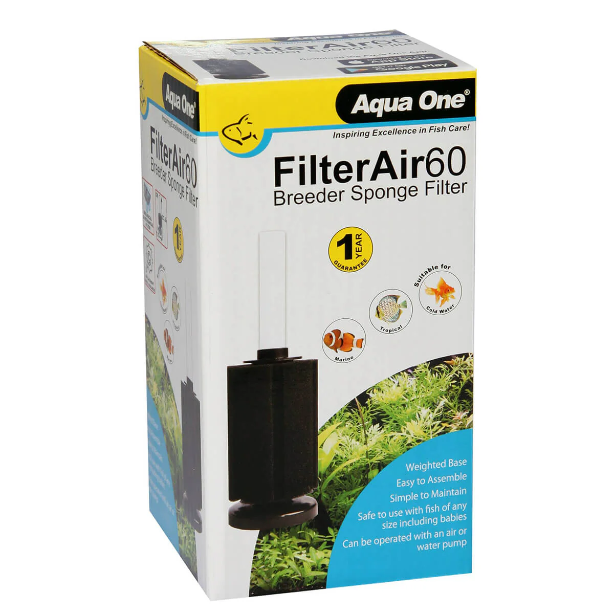 Aqua One FilterAir60 Air Filter - Image 2