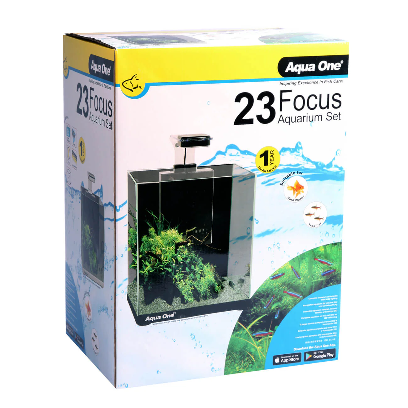 Aqua One Focus 23L Glass Aquarium - Image 6