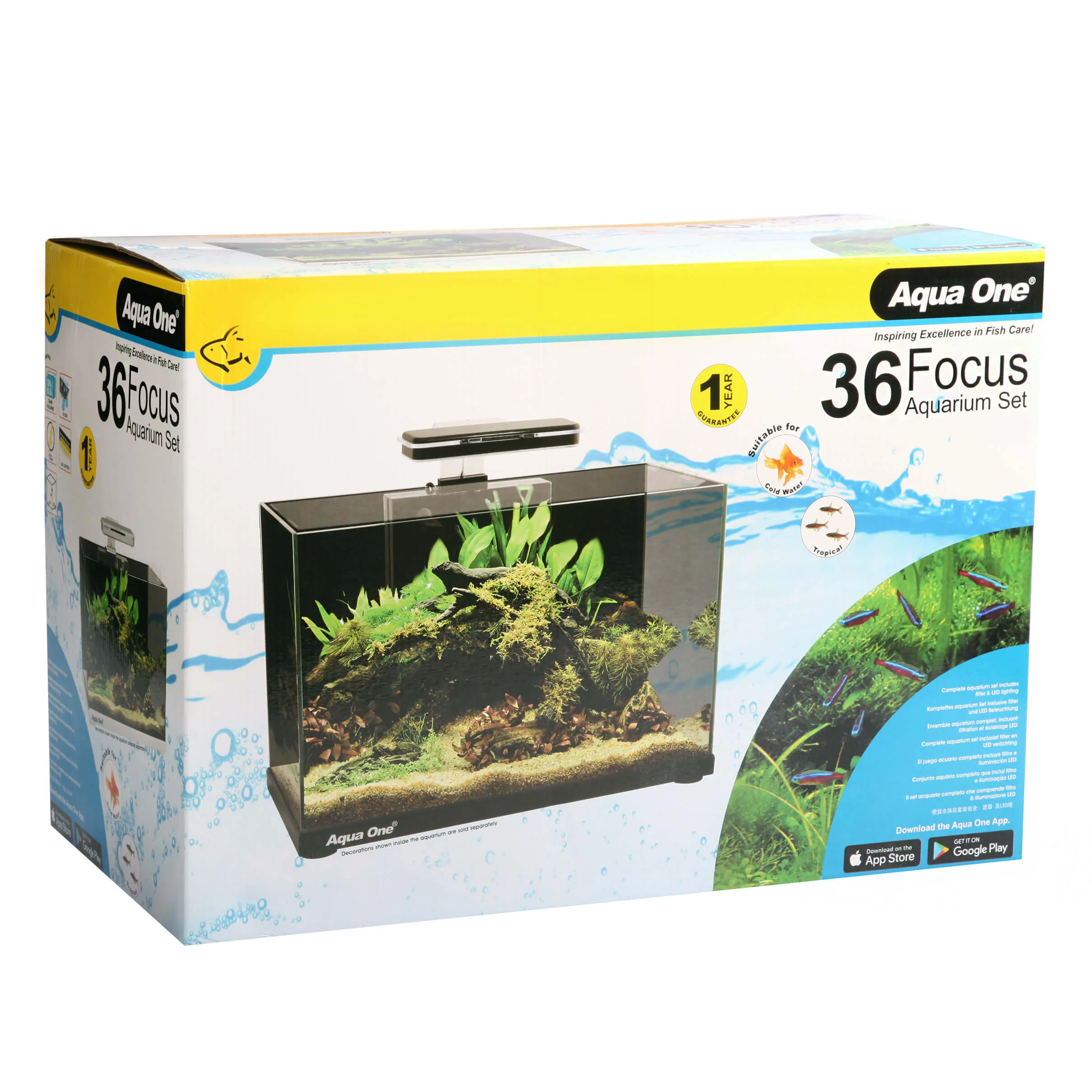 Aqua One Focus 36L Glass Aquarium - Image 4