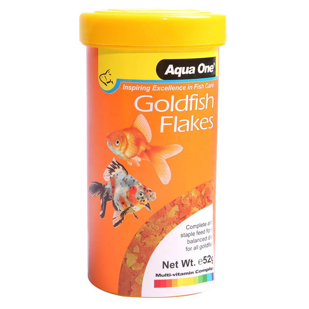 Aqua One Goldfish Flakes Fish Food - Image 14
