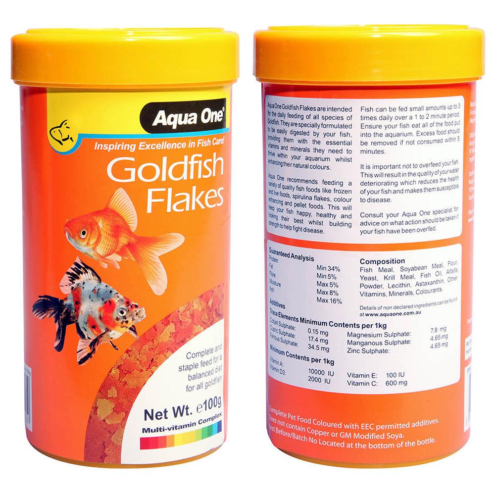Aqua One Goldfish Flakes Fish Food - Image 19