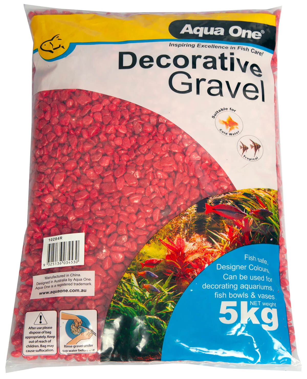 Aqua One Gravel Scarlet Red 5kg - Image 2