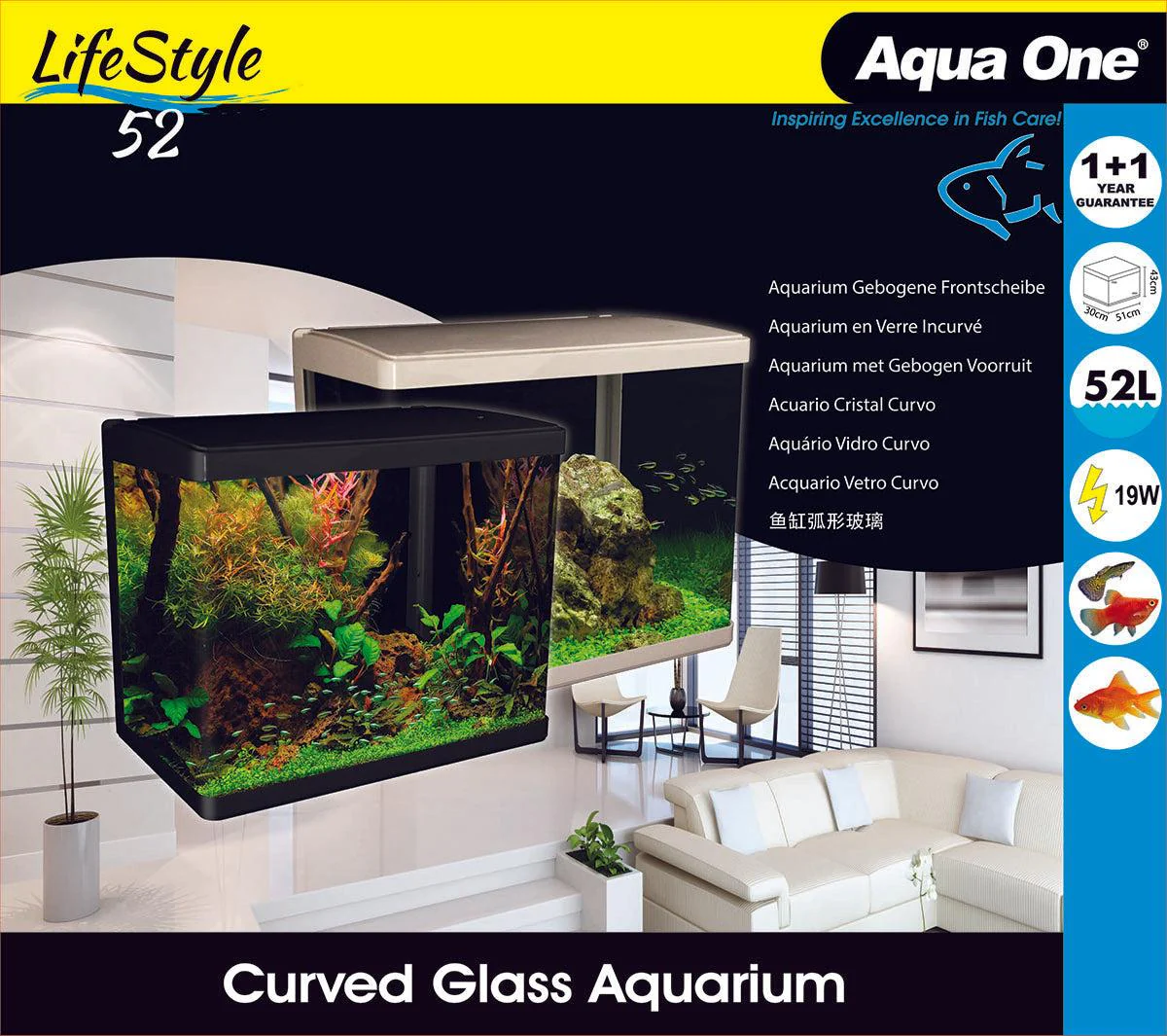 Aqua One LifeStyle Aquarium - Image 2