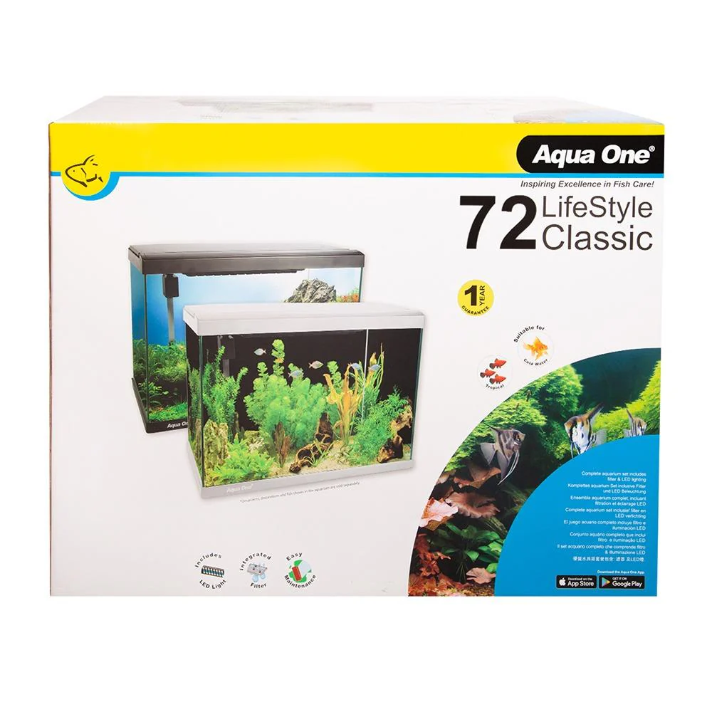 Aqua One LifeStyle Classic 72 Cabinet Satin Black - Image 3