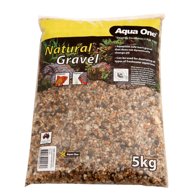Aqua One - Natural Gravel Australian Gold Dark 4-6mm Mix - Image 2