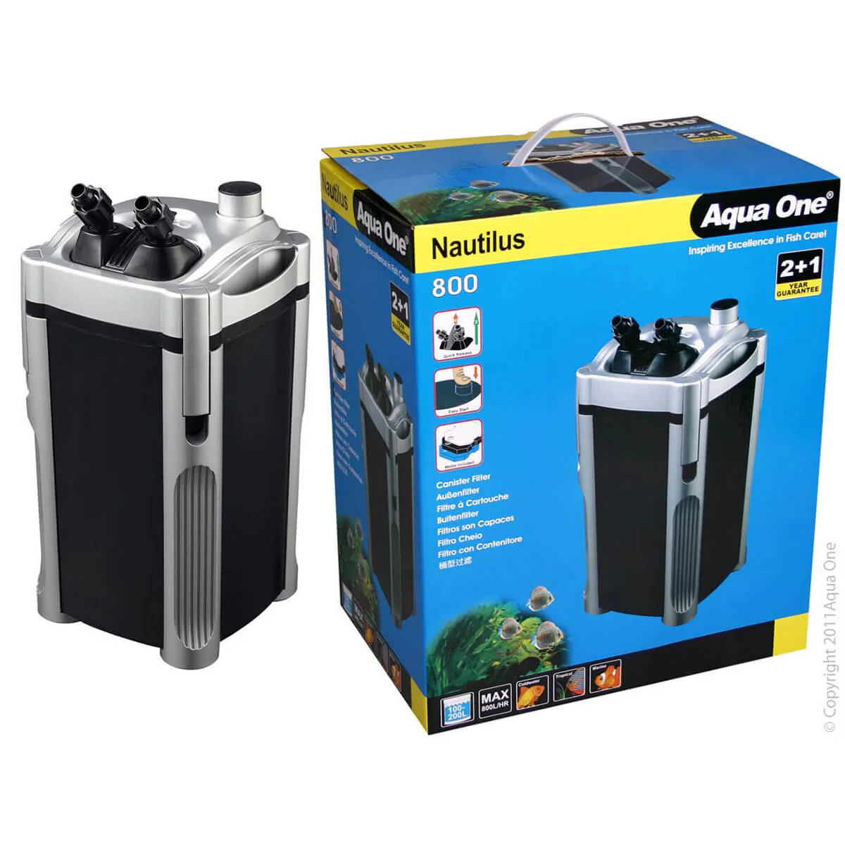 Aqua One Nautilus Canister Filter 800 L/hr - Image 3