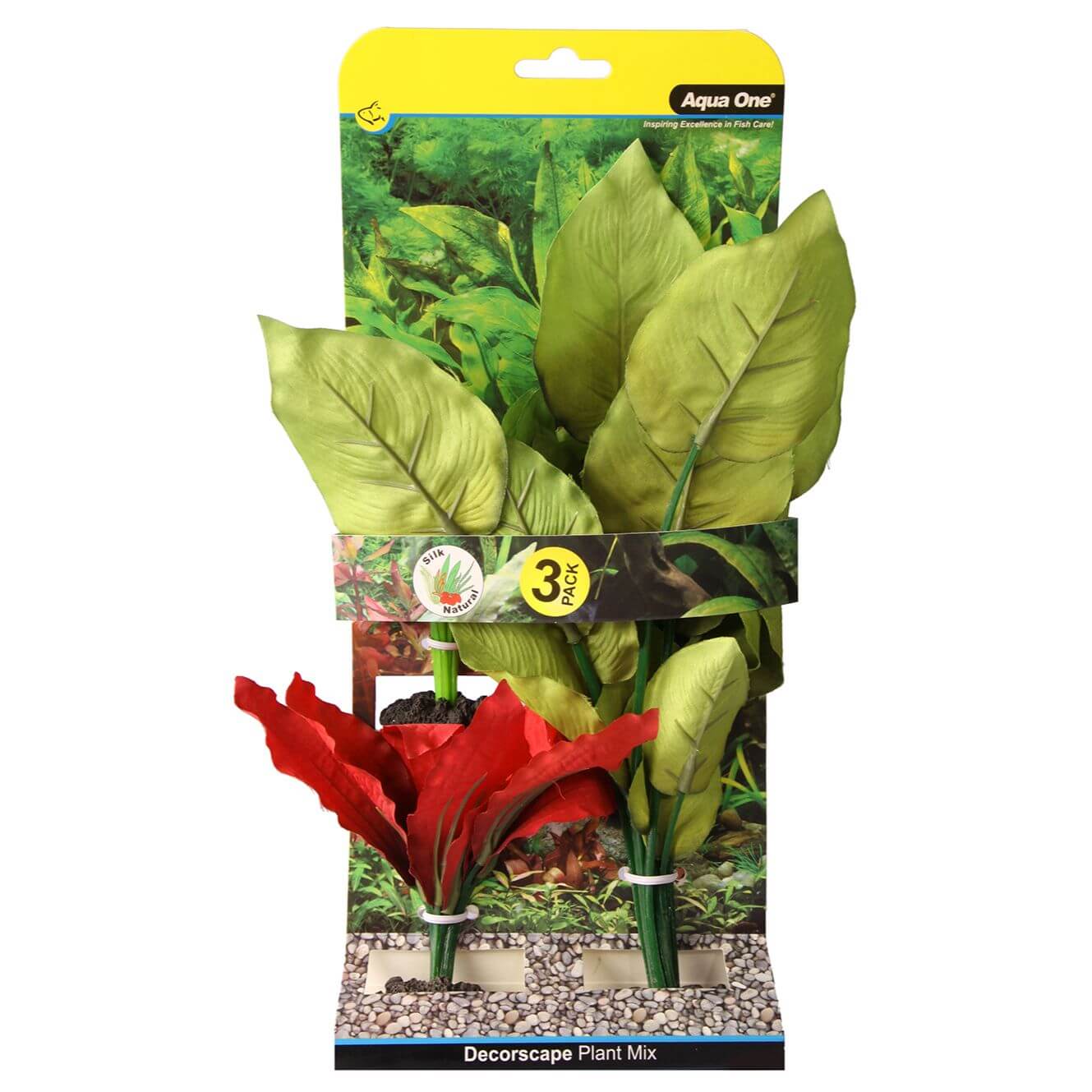 Aqua One Silk Plant 3pk - Image 2