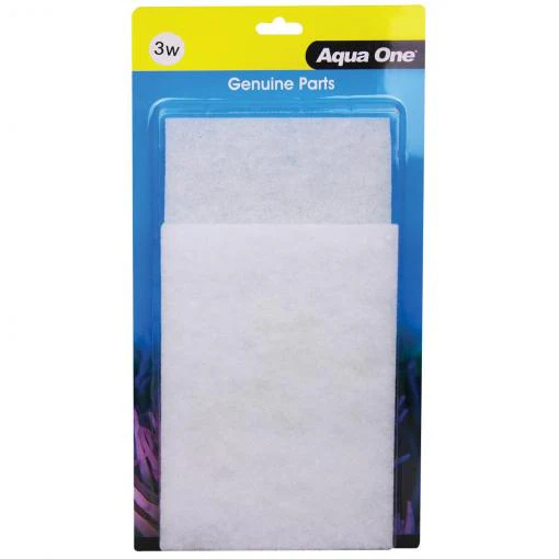 Aqua One White Wool Ar620/T 2pk