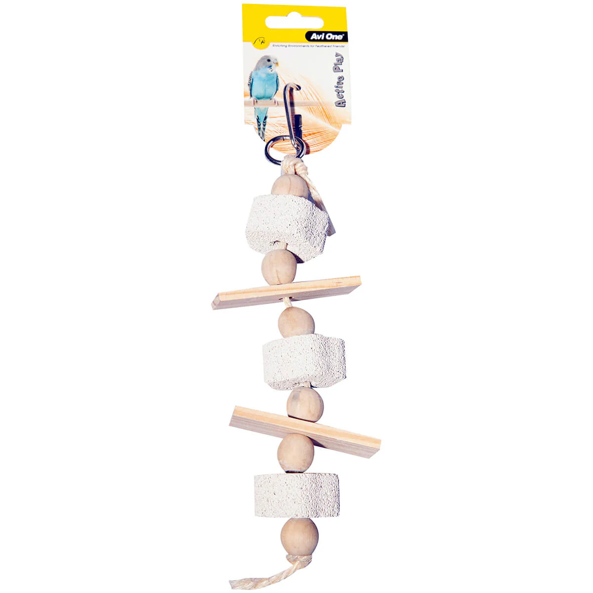 Avi One Wooden blocks & Pumice with rope - Image 2
