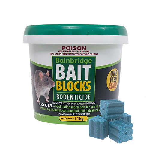 Bainbridge Rodent Bait Blocks Brodifacoum 0.05g/kg - Image 4