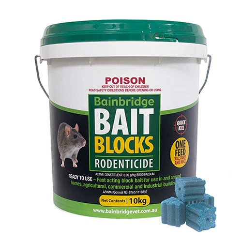 Bainbridge Rodent Bait Blocks Brodifacoum 0.05g/kg - Image 5