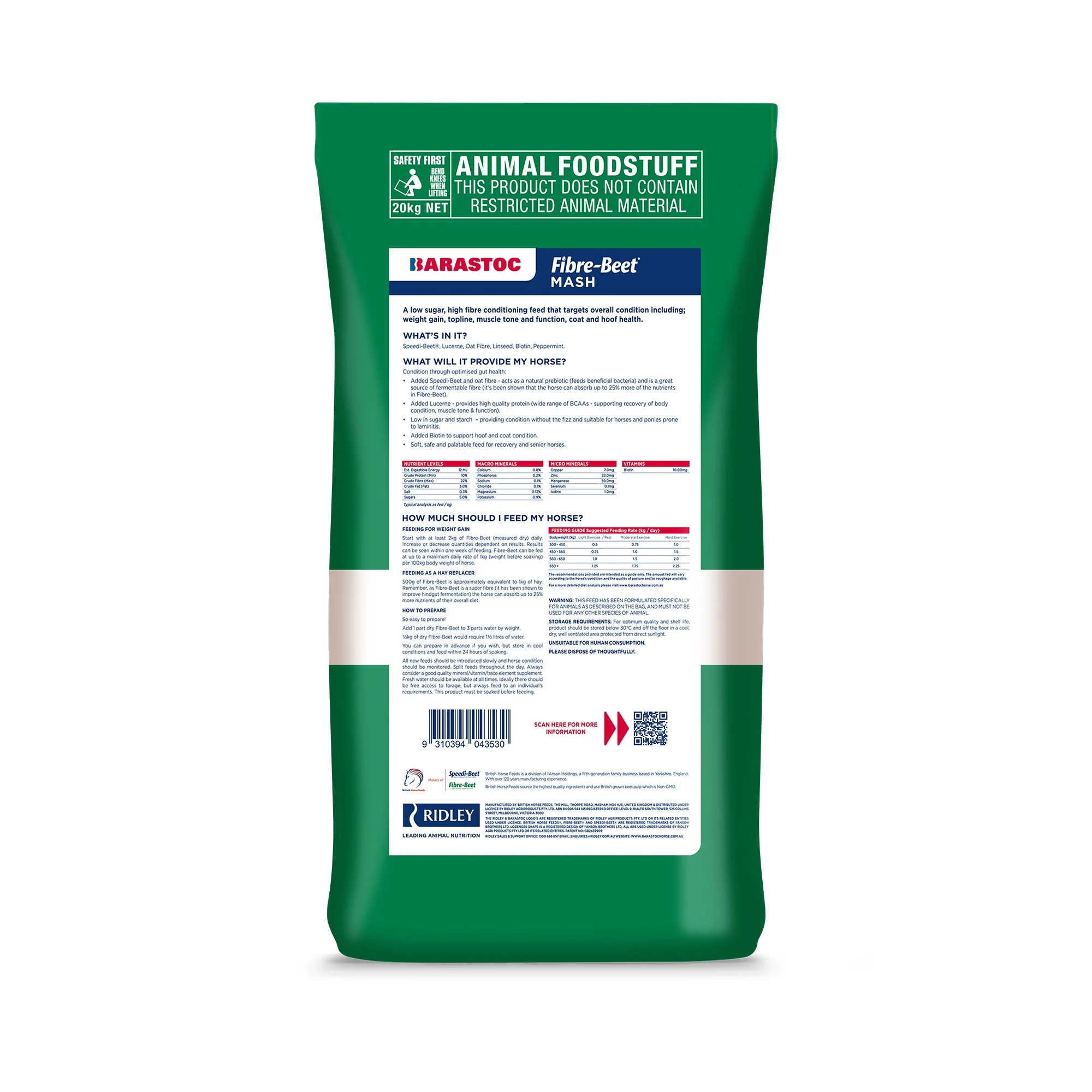 Barastoc Fibre Beet Mash Conditioning Horse Food - Image 2